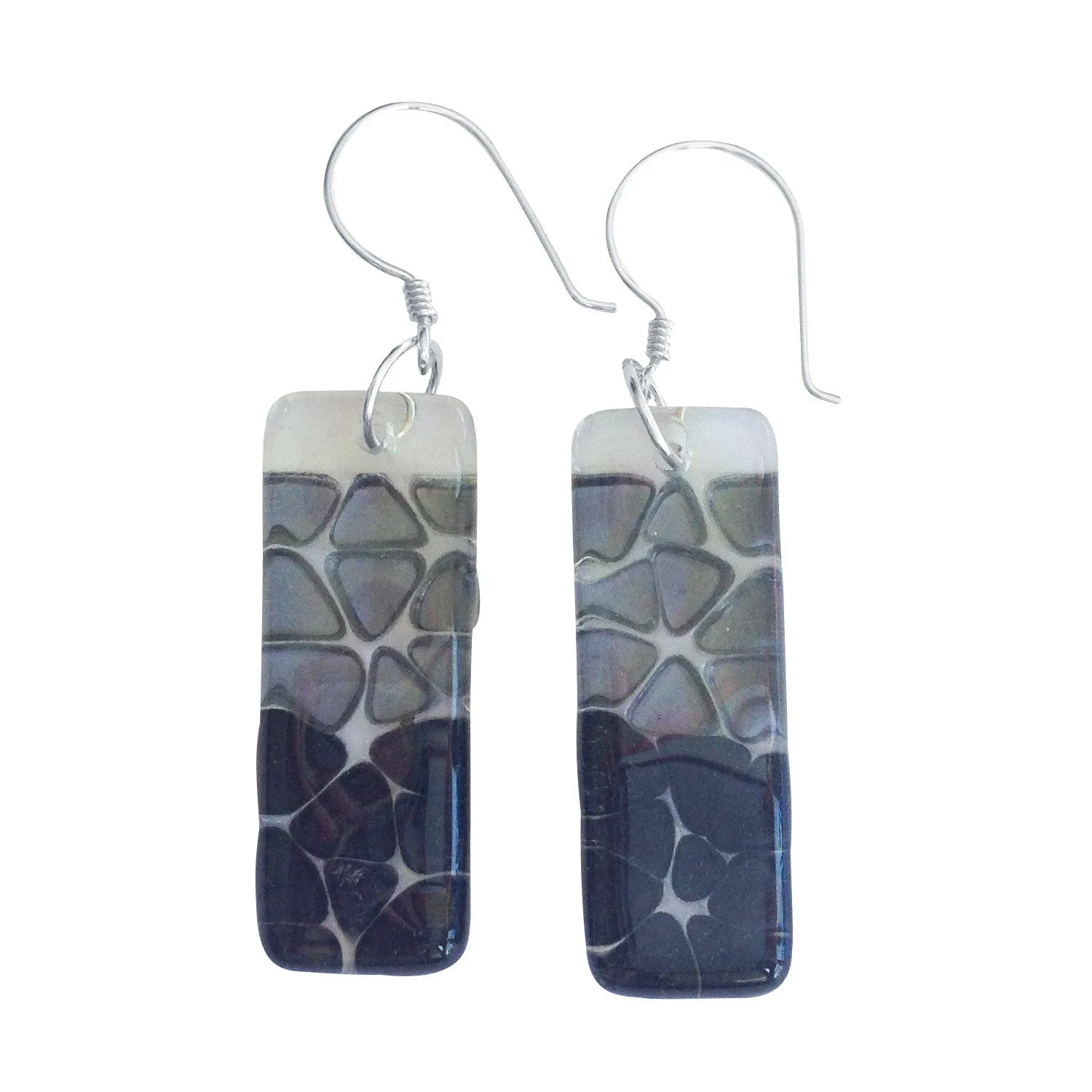 Picado Glass Earrings - Amber