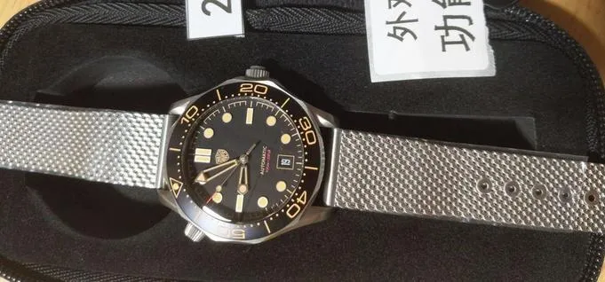 ★Pre-Owned★Watchdives WD007 Titanium NTTD Dive Watch