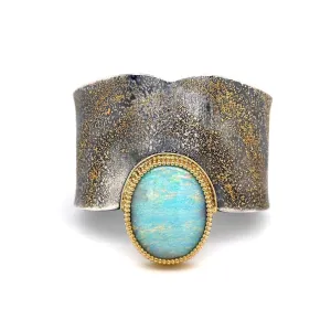 "Over the Rainbow" Opal Cuff