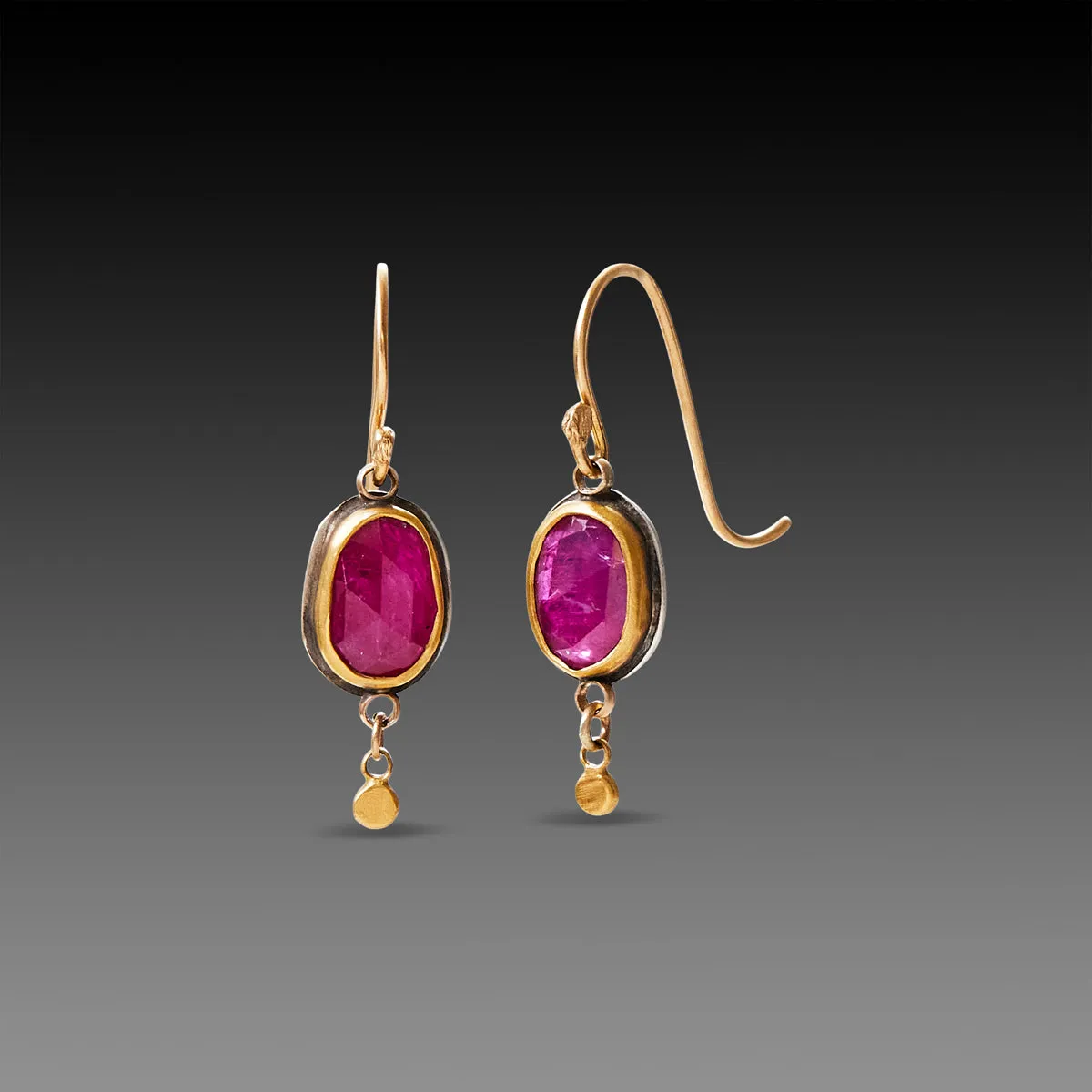 Ruby Drop Earrings