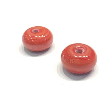 Salmon Coral Glass Beads