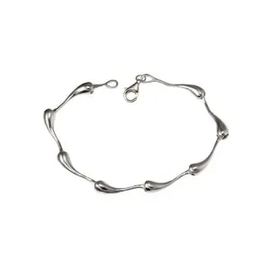 Silver Teardrop Style Bracelet