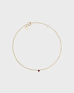 Single Birthstone Bracelet