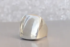 STATEMENT SILVER RING