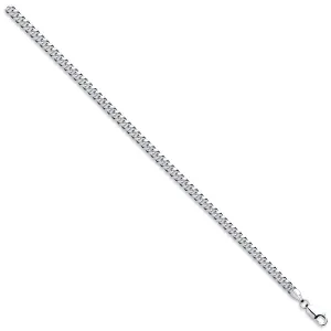 Sterling Silver 5mm Dome Cuban Link Bracelet