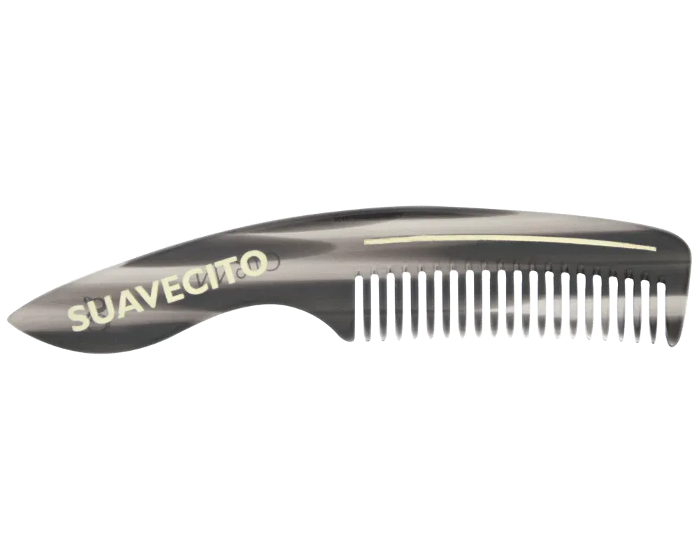 Suavecito Deluxe Black Handle Beard Comb