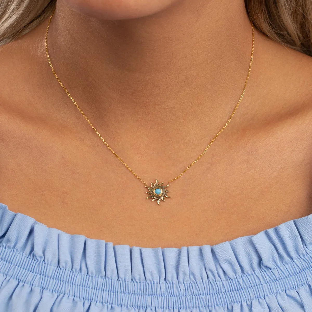 Sun Turquoise Necklace