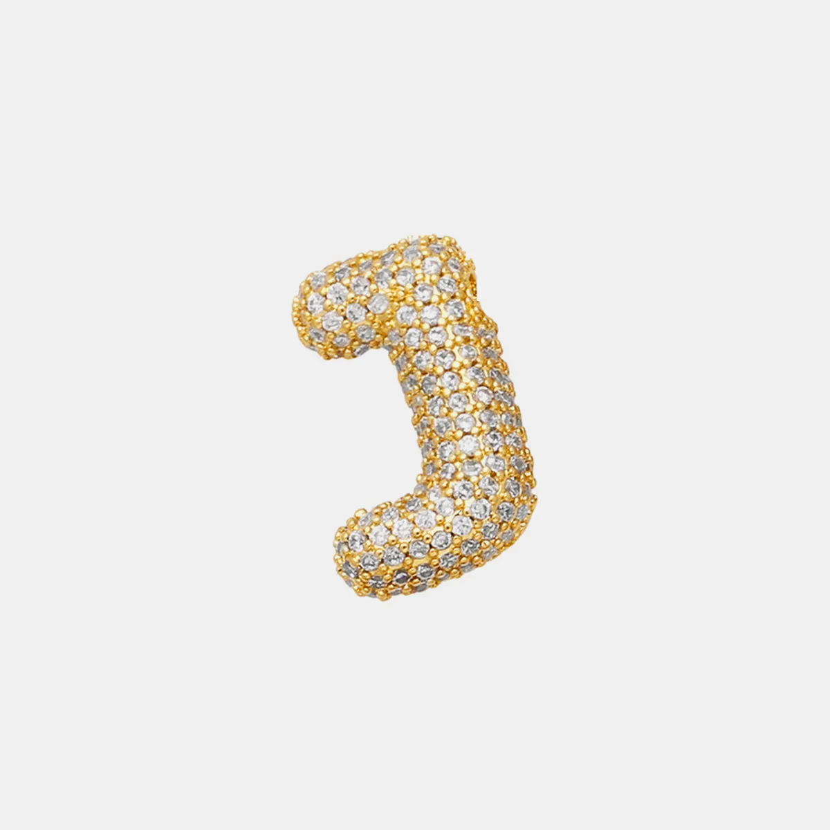 TEEK - A-Z Gold-Plated Inlaid Zircon Letter Necklace