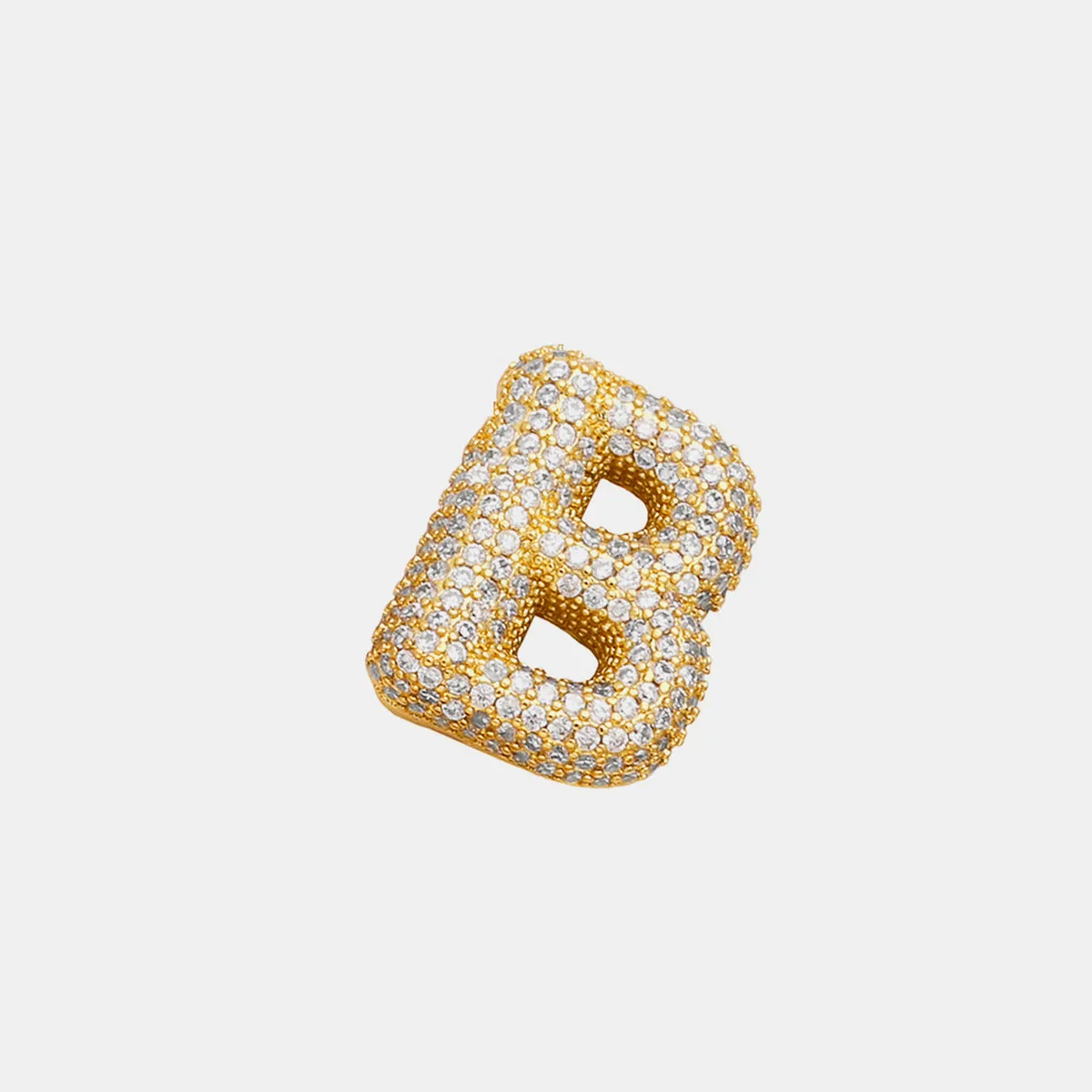 TEEK - A-Z Gold-Plated Inlaid Zircon Letter Necklace