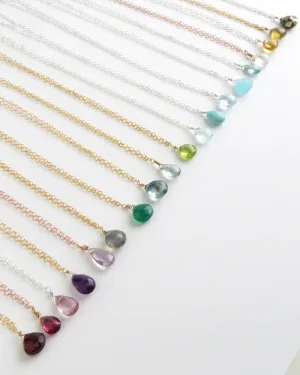 Tiny Gemstone Necklace