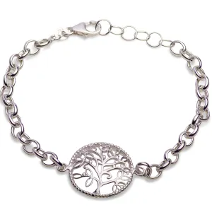 Tree of Life Bracelet in Silver